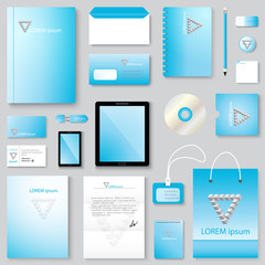 Vector abstract creative business template