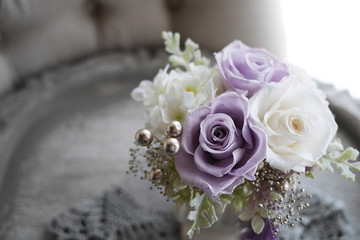 お悔やみ　仏花　フラワーアレンジ