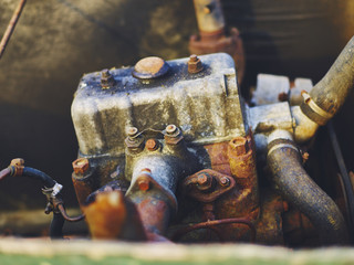 Old boat engine
