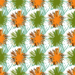 Colored stains abstraction