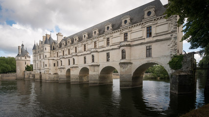Fototapeta na wymiar Chateau de Chenanceau in the Loire Valley in France
