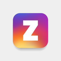 Letter Z vector, logo. Useful as branding symbol, corporate identity, alphabet element, app icon, clip art and illustration.