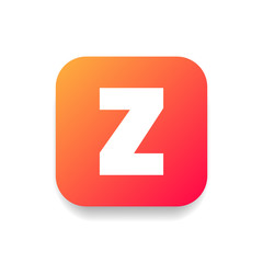 Letter Z vector, logo. Useful as branding symbol, corporate identity, alphabet element, app icon, clip art and illustration.