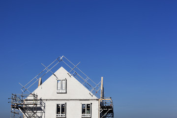 Residential construction site