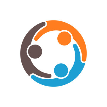  People Logo, Family Logo, Vector Logo Illustration