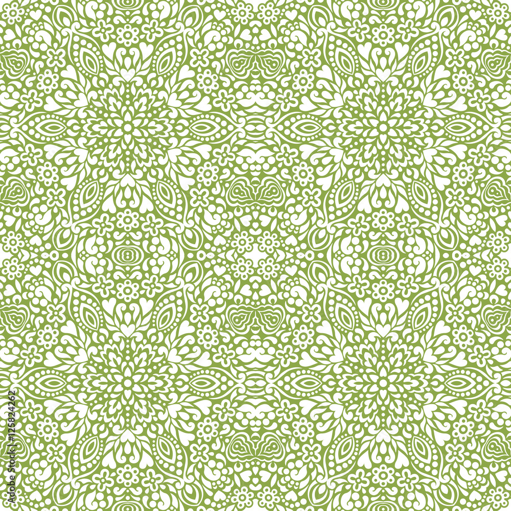 Poster seamless background with abstract ethnic pattern.