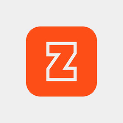 Letter Z vector, logo. Useful as branding symbol, corporate identity, alphabet element, app icon, clip art and illustration.