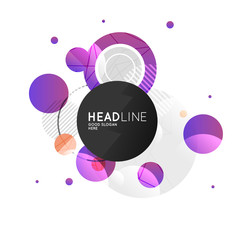 Abstract vector banner with Geometric Pattern. Triangles Backgro