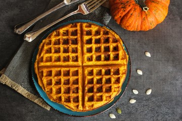Pumpkin Waffles