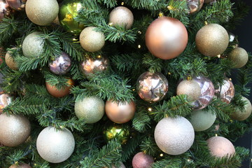 Obraz na płótnie Canvas Christmas balls decoration