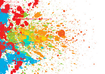 splatter color background. illustration vector background