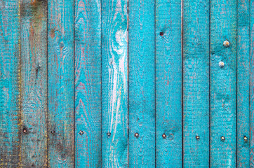 Fototapeta na wymiar Old Shabby Wooden Fence