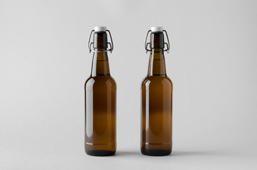Beer Bottle Mock-Up - Two Bottles