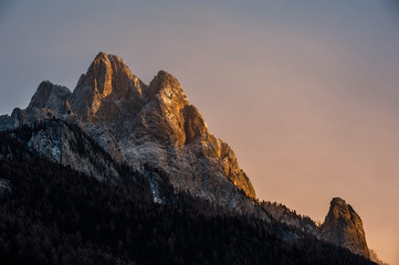 Golden Hour Magic in the Dolomites