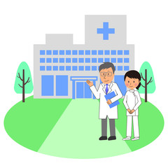 病院　医師　看護師