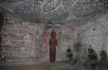 Complex of Caves Pho Win Taung, Monywa, Myanmar