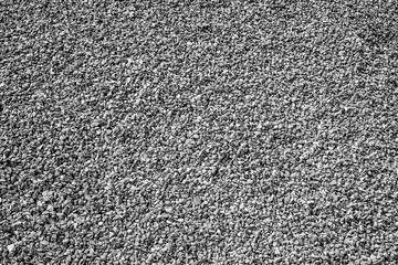 Small stone gravel covered surface