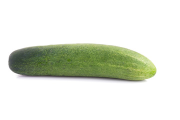 Cucumber on white background.