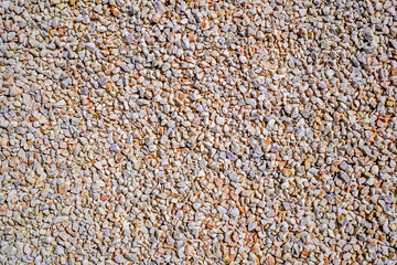 Texture with small gravel from limestone