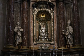 Santa Iglesia Catedral de Nuestra Se&ntilde;ora de la Asunci&oacute;n y de San Frutos de Segovia, conocida como la Dama de las Catedrales estilo g&oacute;tico,Castilla y Le&oacute;n,Espa&ntilde;a

