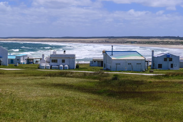 Uruguay, Cabo Polonio Village in National Park. No electricity.