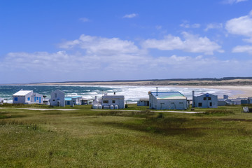 Uruguay, Cabo Polonio Village in National Park. No electricity.