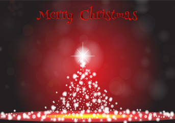 Abstract Christmas tree background .