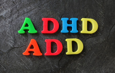 ADD and ADHD letters