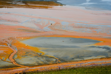 Pollution water by cooper mine