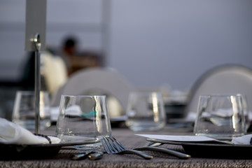 Party Setting with Bokeh Background