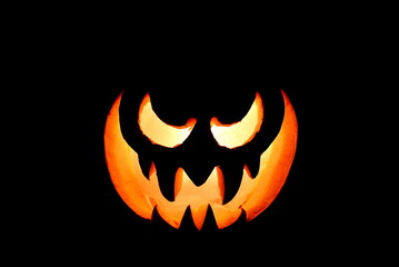 The scary pumpkin for Halloween