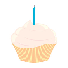 Cupcake with Candle