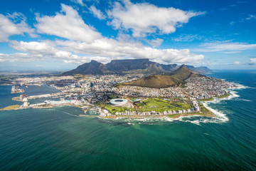 Naklejka premium Cape Town from above