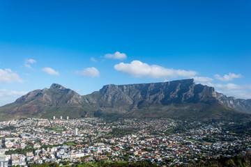 Fototapeta na wymiar Table Mountain in Cape Town South Africa