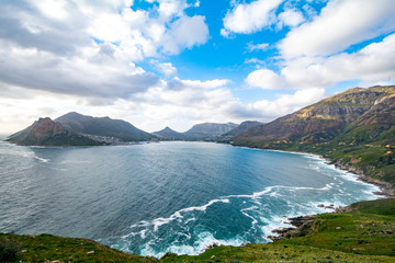 View from Chapmans Peak Drive on in South Africa