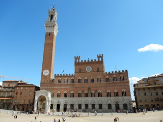 Palacio y campanar Piazza del Campo, Siena