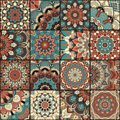 FLower Tile Square Boho