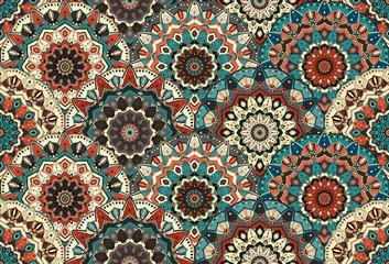 Scale Pattern Flower Mandala