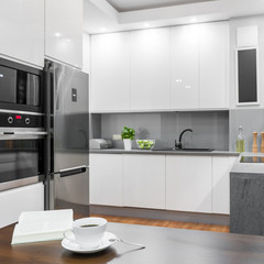 Coffee on dining table