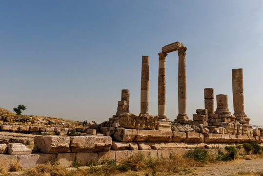Temple of Hercules on the Citadel, Amman, Jordan