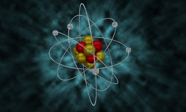 Atom Particle Illustration