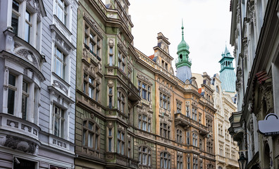 Obraz premium Street buildings in Prague