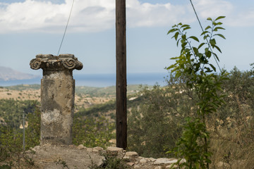 Antike Säule auf Kreta