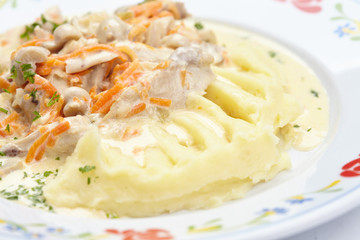 potato with meat