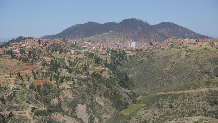 Fototapeta na wymiar Vista de Sucre, Bolivia