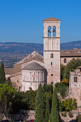 Fototapeta na wymiar Assisi, Santa Maria Maggiore