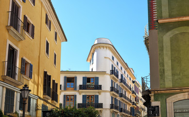 Naklejka premium fassade eines hauses in palma 