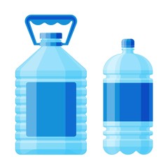 Water bottle vector illustration.