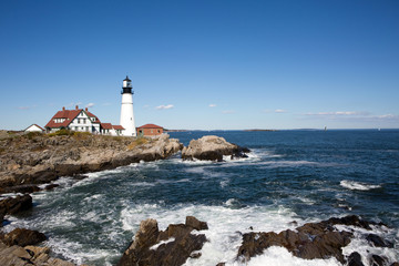 Fototapeta na wymiar Portland Head Lighthouse Maine