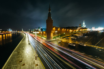 Fototapeta na wymiar Moscow at night.